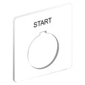 Schneider Electric Legend Plate Accessory for Use with 9001SK Series Harmony 9001K 9001KN101WP