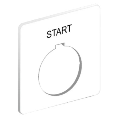 Schneider Electric Legend Plate Accessory for Use with 9001SK Series Harmony 9001K 9001KN101WP