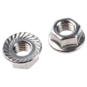 RS PRO Plain A2 Stainless Steel Flanged Hex Nut M10 DIN 6923 21.8mm Flange Diameter 15mm Hex Size 10mm Height 725-9666