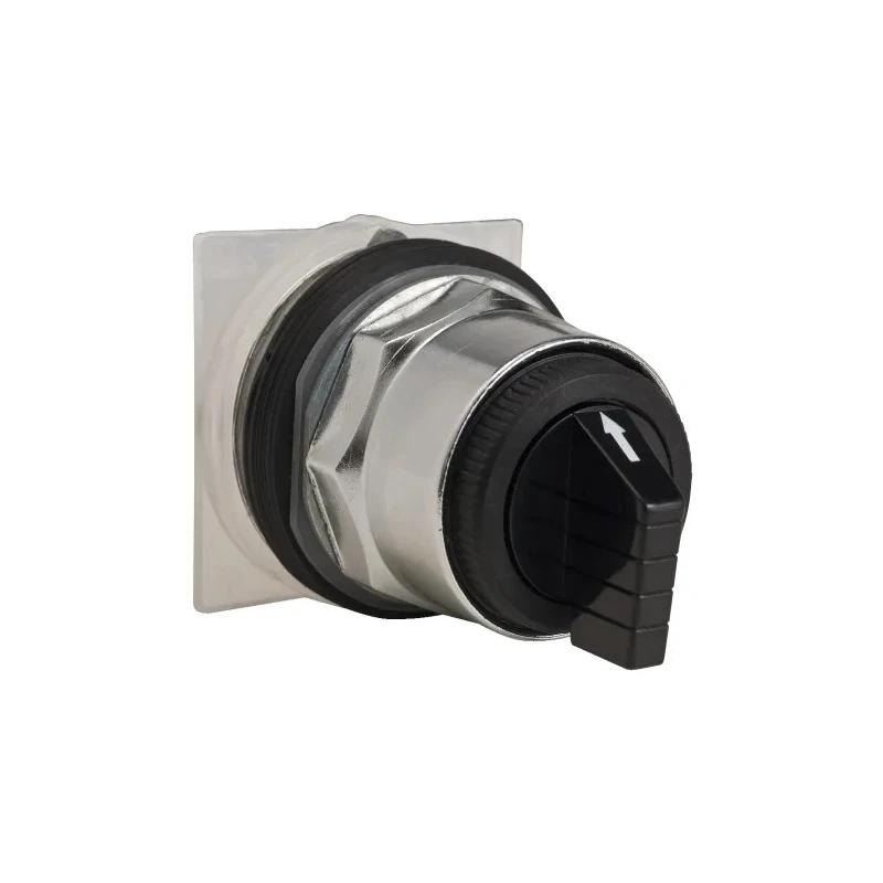 Schneider Electric Harmony 9001K Series 3 Position Selector Switch Head, 30 mm Cutout, Latching, IP65, 9001KS43B