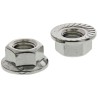 RS PRO Plain A2 Stainless Steel Flanged Hex Nut M12, 26mm Flange Diameter, 18mm Hex Size Across Flat, 12mm Overall 725-9675