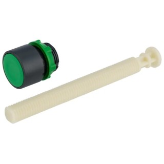 Schneider Electric Harmony XB5 Series Push Button Switch Panel Mount 22 mm Cutout Green LED IP66 XB5AA831