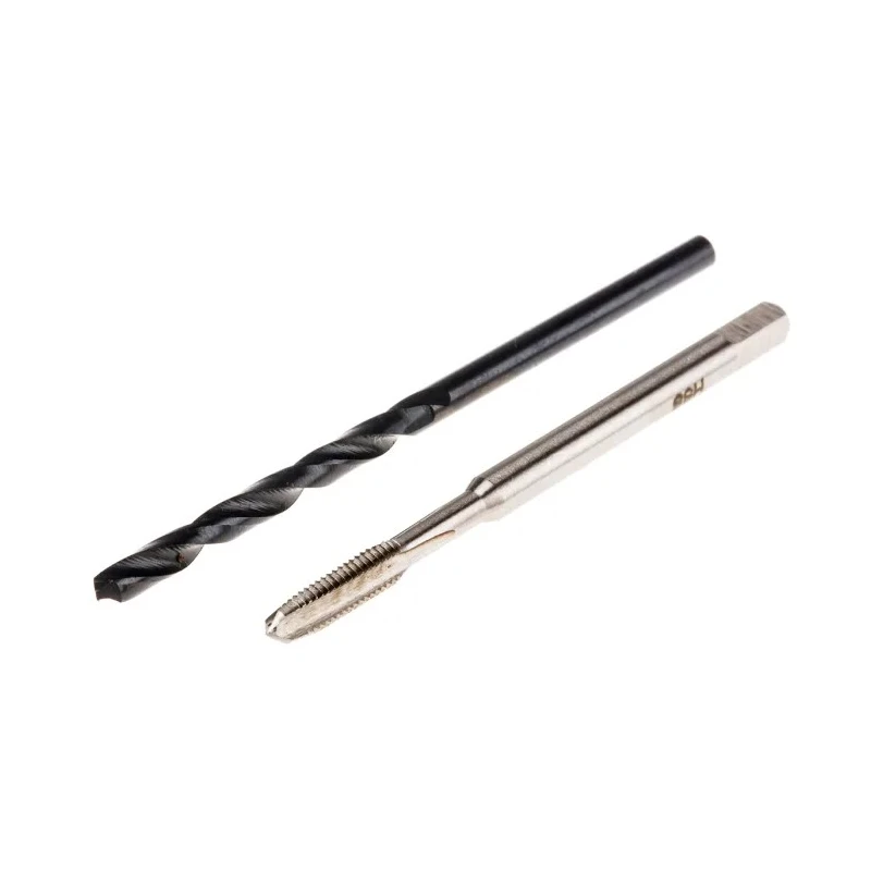 RS PRO Tap & Drill Set M3 Thread Metric Coarse Standard Hand Tap 48mm Overall Length 749-5688