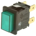 Arcolectric (Bulgin) Ltd Illuminated Miniature Push Button Switch, Latching, Panel Mount, 12.9 mm Cutout, DPDT H8353ABNABB
