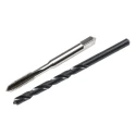 RS PRO Tap & Drill Set M6 Thread Metric Coarse Standard Hand Tap HSS 66mm Overall Length 749-5694