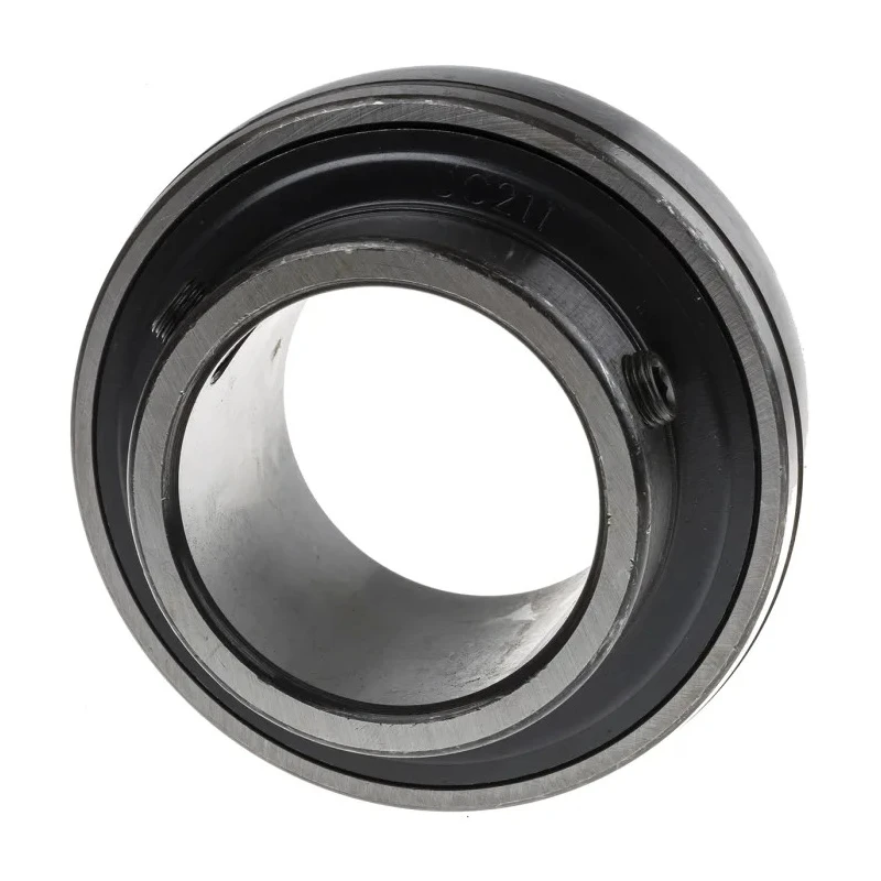 RS PRO Steel Bearing Insert, 55 mm Inside Diameter, 100 mm Outside Diameter, Set Screw Locking, UC211