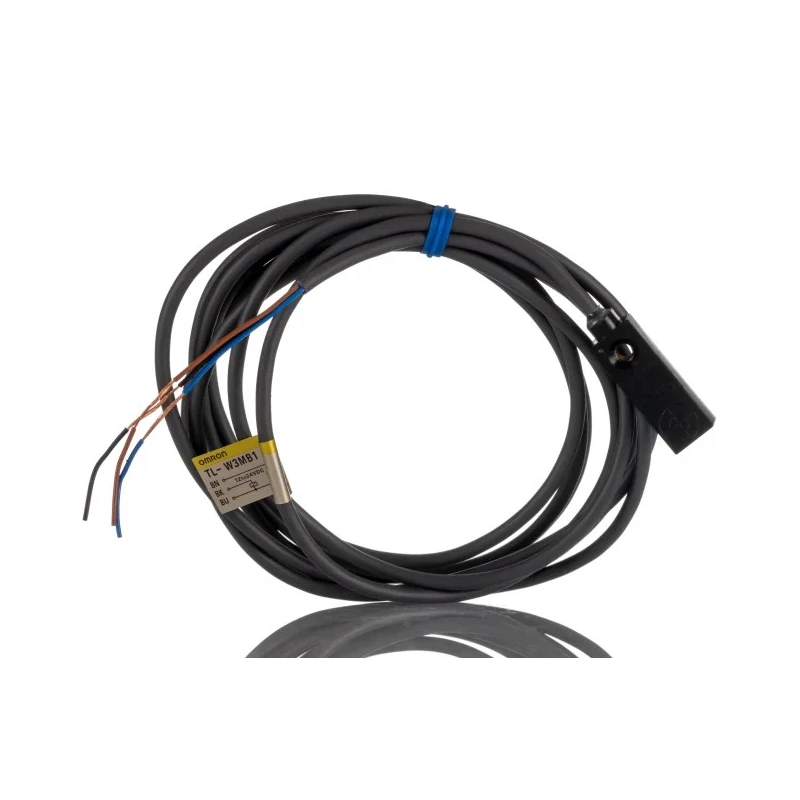 Omron Block Inductive Proximity Sensor 24V DC PNP Output 3 mm Detection 30V DC 100mA TL-W3MB1 2M