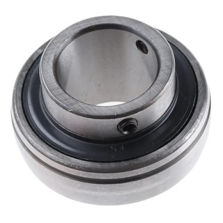 RS PRO Bearing Insert 30 mm ID 62 mm OD Steel, Set Screw Locking, Overall Width 38.1 mm UC206