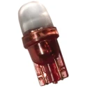 JKL Components Red Indicator Lamp Wedge Base 24V 20mA 10mm Diameter 28.5mm Length LE-0509-02R