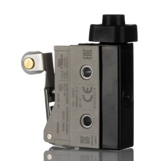 Omron Short Hinge Roller Lever Limit Switch 1 NO/1 NC Metal Housing IP67 480V AC 10A D4MC-2020