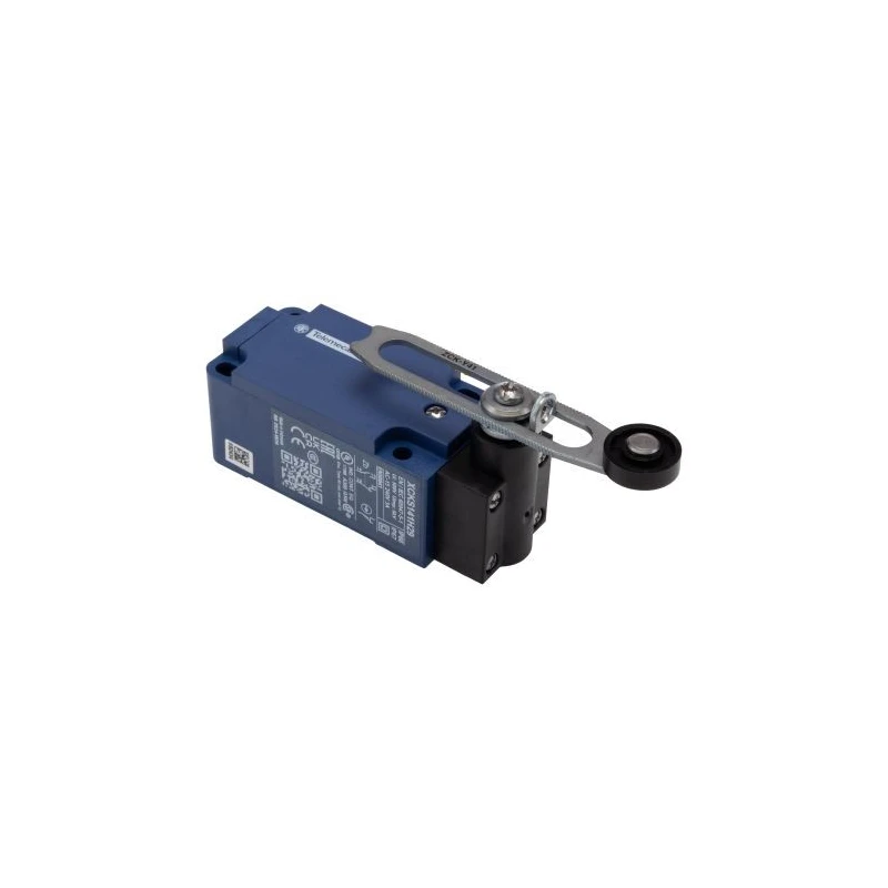 Telemecanique Sensors OsiSense XC Series Roller Lever Limit Switch, 1 NC/1 NO Contact, IP66 IP67, Plastic XCKS141H29