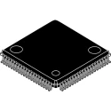 Microchip 8 Bit PIC18F Microcontroller 64 MHz 1kB RAM 128 kB FLASH 80-Pin TQFP PIC18F87K90-I/PT