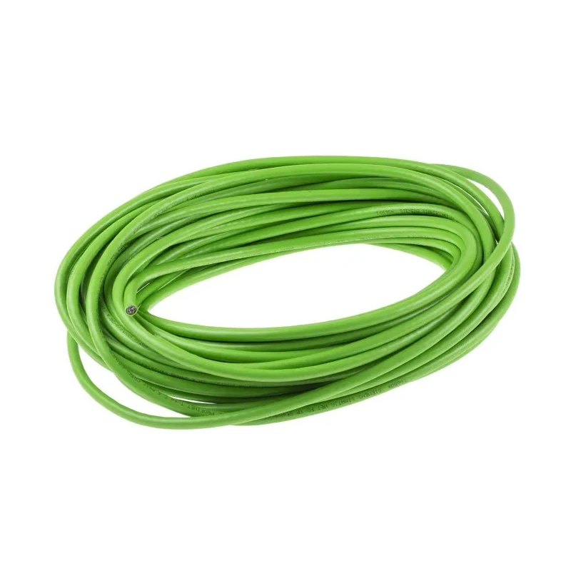 Siemens Shielded Screened Ethernet Cable, 20 m Length, Green PVC Jacket, 8 Core, 6.4 mm Diameter, 80V, Copper Conductor Cat6a