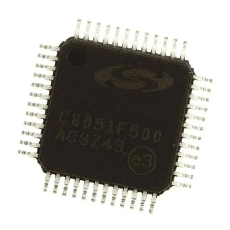 Silicon Labs 8 bit 8051 C8051F Microcontroller 24 MHz 64kB FLASH 48-Pin QFP C8051F500-IQ