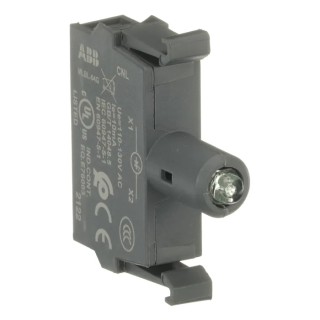 ABB ABB Modular Series Light Block 130V Green LED Indicator Light 1SFA611621R1042 MLBL-04G