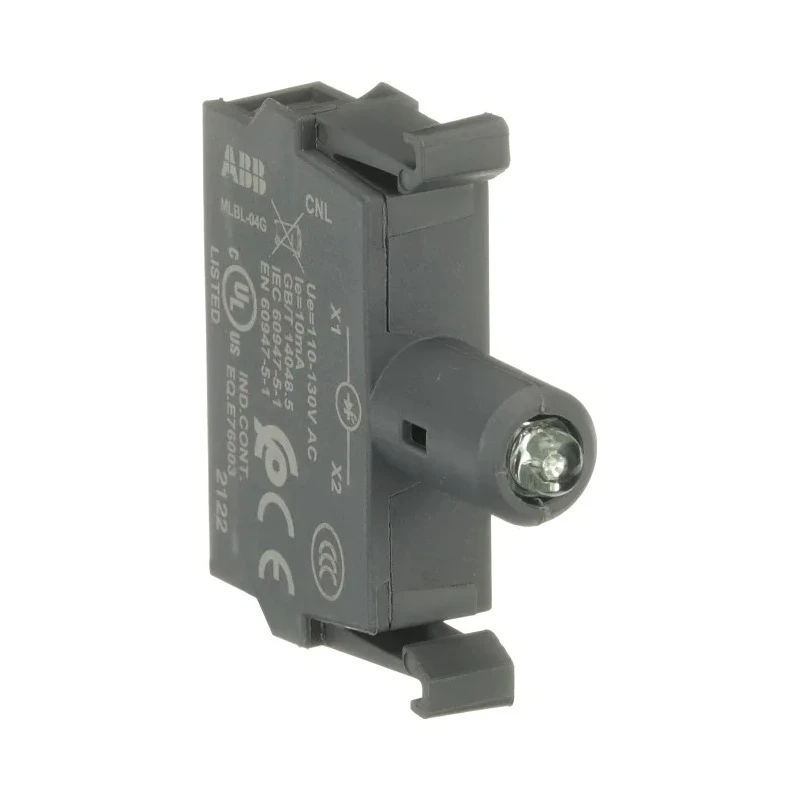 ABB ABB Modular Series Light Block 130V Green LED Indicator Light 1SFA611621R1042 MLBL-04G