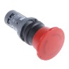 ABB 1SFA Series Twist Release Emergency Stop Push Button, Panel Mount, 22.5 mm Cutout, 1 NO/1 1SFA619550R1071 CE4T-10R-11