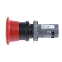 ABB 1SFA Series Twist Release Emergency Stop Push Button, Panel Mount, 22.5 mm Cutout, 1 NO/1 1SFA619550R1071 CE4T-10R-11