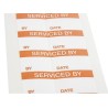 RS PRO Pre-Printed Adhesive Label Orange Text on White Vinyl Cloth 38mm x 15mm 140 Per Pack 758-7983