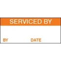 RS PRO Pre-Printed Adhesive Label Orange Text on White Vinyl Cloth 38mm x 15mm 140 Per Pack 758-7983