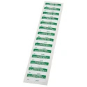 RS PRO Pre-Printed Adhesive Label 38mm x 15mm Green Text TESTED for ELECTRICAL SAFETY 140 Per Pack 758-7989