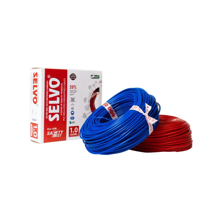 selvo-1-sq-mm-pvc-insulated-multistrand-flame-retardant-red-copper-cable-58350-1