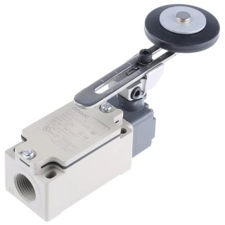 Omron Roller Lever Interlock Switch 1 NO/1 NC, IP67, Die Cast Aluminium Housing, 400V AC, 2A, 