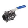 RS PRO Carbon Steel Threaded Manual Ball Valve BSPP 2 in, 69 bar, Stainless Steel Handle 764-4231