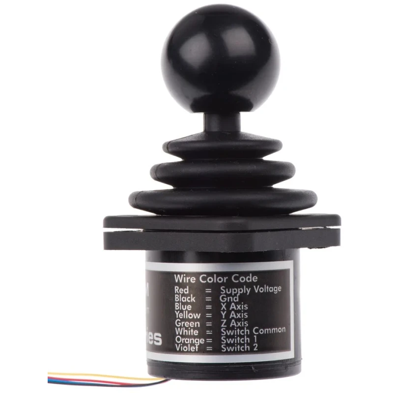 CH Products HFX 2-Axis Hall Effect Joystick Lever IP68 IP65 5V DC 10mA HFX-10S12-034