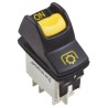 APEM DPST On-On On-On Rocker Switch Panel Nylon Housing 5A 24V DC IP68 KL462AKXA125N01605