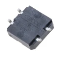 Omron Black Tactile Switch Cap 0.4 mm SPST 50mA 24 V dc Through Hole B3FS-4002P