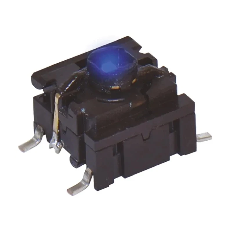 MEC Blue Tactile Switch Cap SPST 50mA 24 V DC Surface Mount IP67 Rated IP67