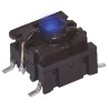 MEC Blue Tactile Switch Cap SPST 50mA 24 V DC Surface Mount IP67 Rated IP67