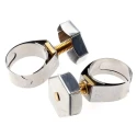 Unex Hose & Jubilee Clip, Brass Bolt with Stainless Steel Thumb Hex Screw, 17.3mm to 22mm ID, Model 9931