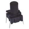 MEC IP67 Black Tactile Switch Cap SPST 50mA 24 V dc Through Hole IP67