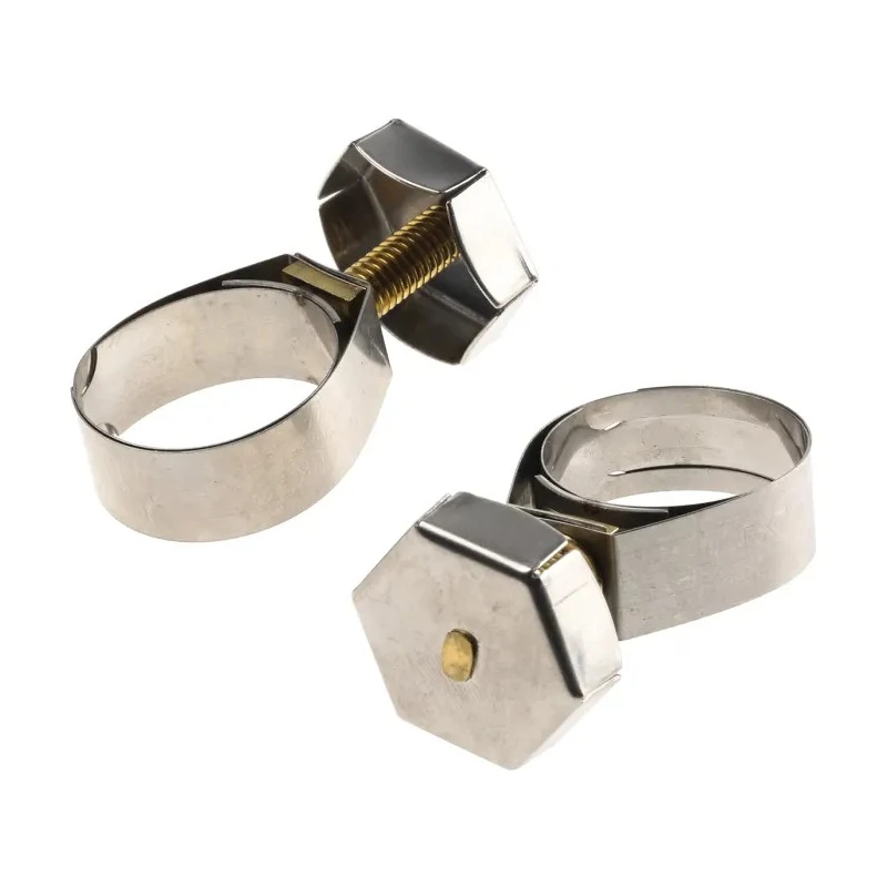 Unex Hose & Jubilee Clip Brass Bolt Stainless Steel Thumb Hex 19.8-25 mm ID 9932