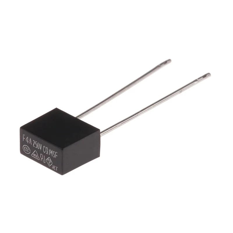 RS PRO Non-Resettable Fuse Radial 4A 250V Fast Acting Thermoplastic Body 767-5134
