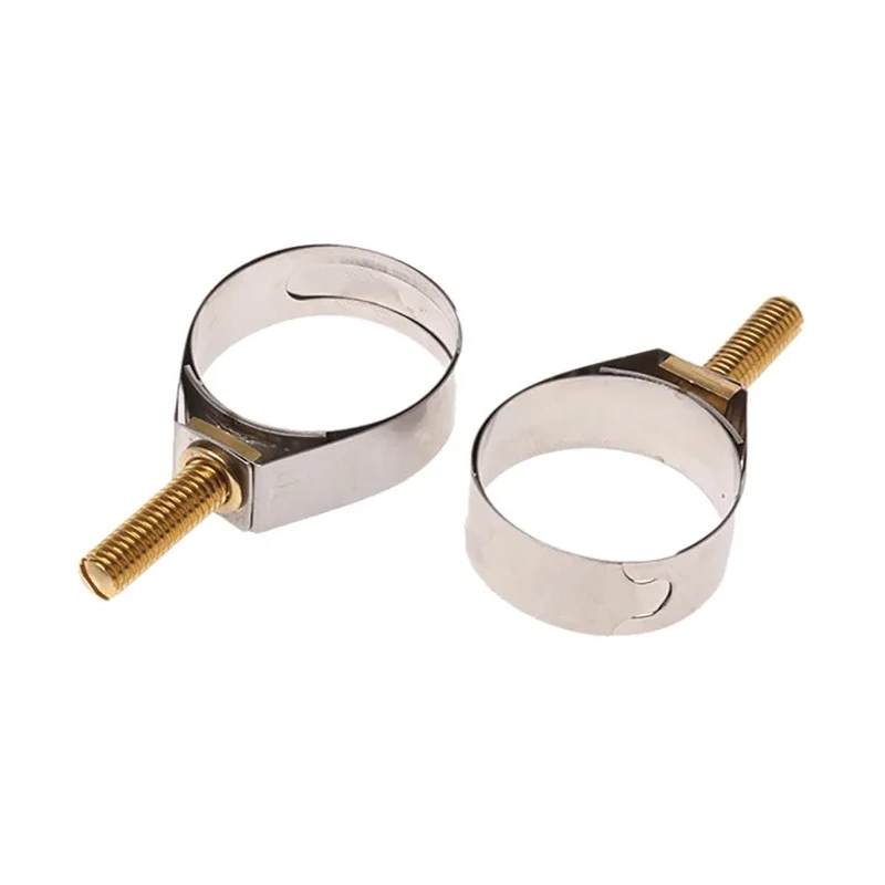Unex Stainless Steel, Brass Bolt Slotted Screw Hose Clip 25–30 mm ID 9944