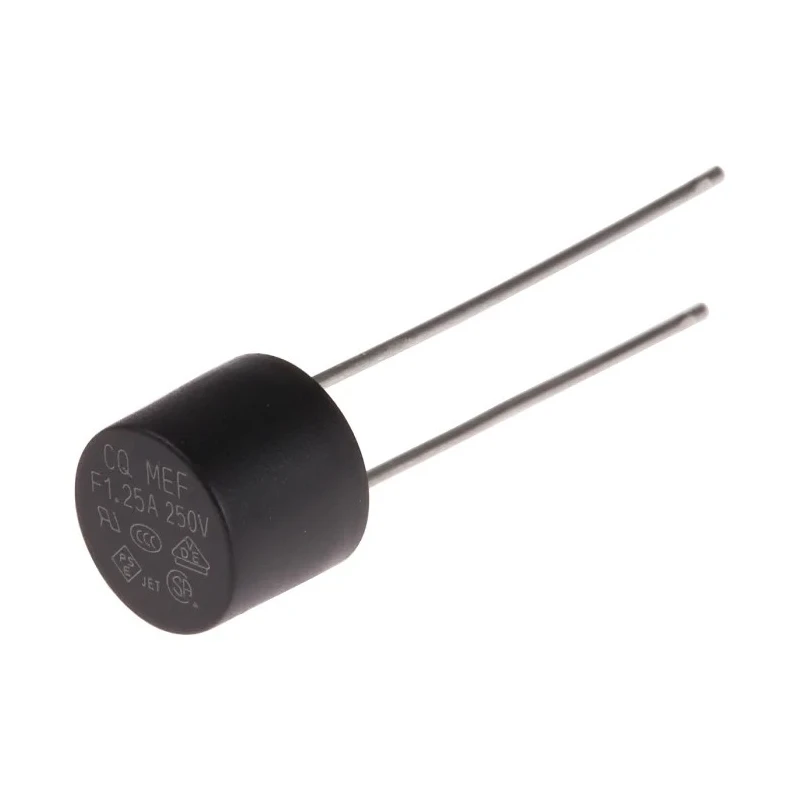 RS PRO Non-Resettable Fuse Radial 1.25A 250V AC Fast Acting Thermoplastic Body 767-5204