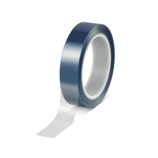 Tesa Industrial Heat-Resistant Blue Masking Tape 25mm Width x 66m Length Silicone Adhesive PET Backing 50650-00000-00