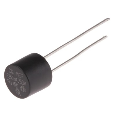 RS PRO Non-Resettable Fuse Radial 250mA 250V AC Thermoplastic Fast Acting 35A Breaking Capacity 767-5193