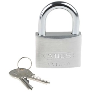 ABUS Weatherproof Titalium Padlock Keyed Alike 9.5 mm Shackle Diameter 43.5 mm Shackle Length 60 mm Width 64TI/60 KA6607