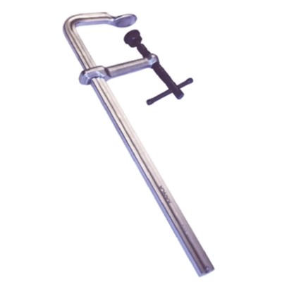 RS PRO 500 mm x 140 mm Chrome Finish Forged Steel Heavy Duty F Clamp 771-9322