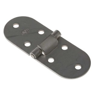 Savigny Stainless Steel Round Butt Hinge with Fixed Pin 30 mm x 80 mm x 1.5 mm 40408 IB