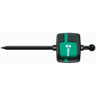 Wera 1-Piece Torx Key, Straight Shape, Steel, Blackened Finish, 62mm Length 05026354001