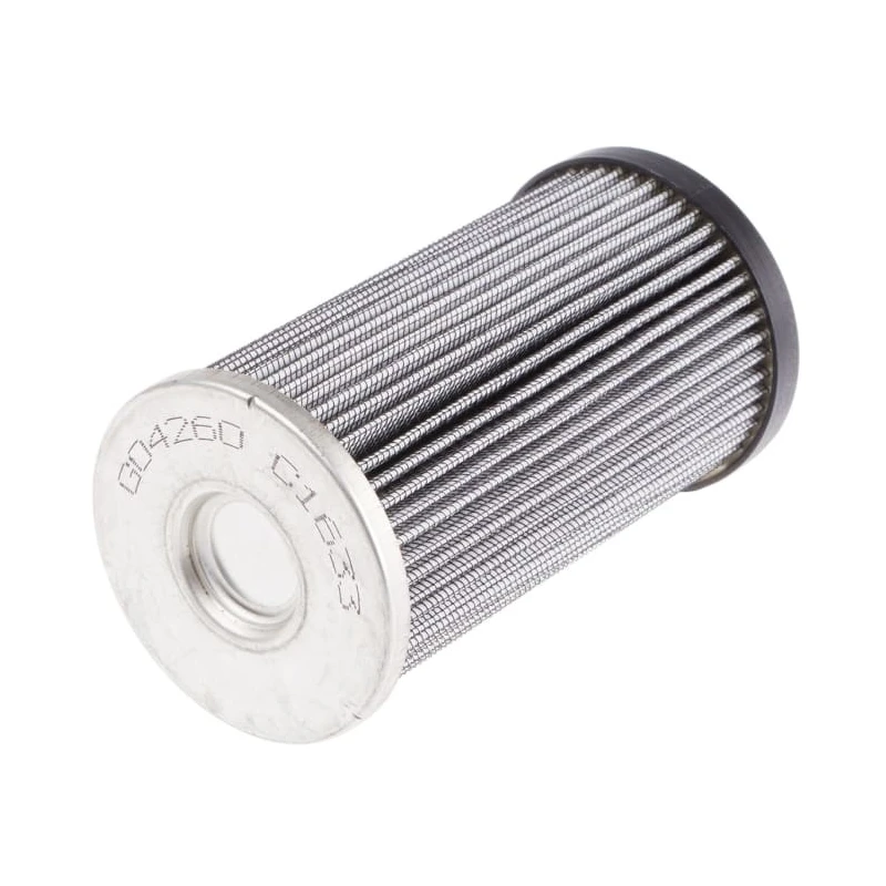 Parker Replacement Hydraulic Filter Element 10 μm, Fibreglass, Fluorelastomer Seal, 414 bar Maximum Pressure G04260
