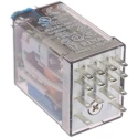 Finder Power Relay 12V DC Coil 7A Switching Current 4PDT Contact Configuration Model 55.34.9.012.0074