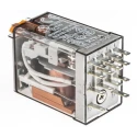 Finder Power Relay 230V AC Coil, 7A Switching Current, 4PDT Contact Configuration 55.34.8.230.0054