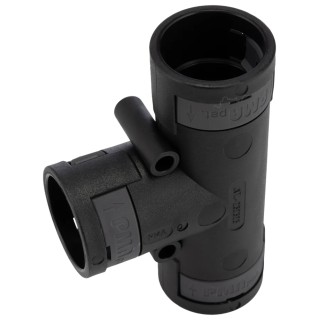 PMA Conduit Natural Black Polyamide 6 Cable Conduit Fitting NW23 x 3 Nominal Size IP66 