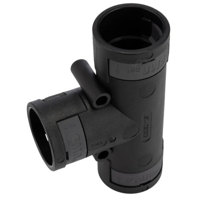PMA Conduit Natural Black Polyamide 6 Cable Conduit Fitting NW23 x 3 Nominal Size IP66 